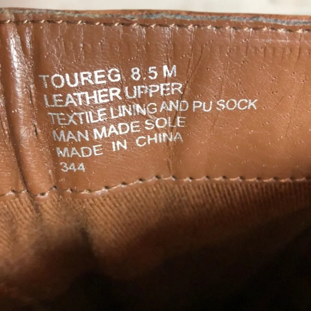 Steve Madden Toureg Leather Buckle Riding Boots 8.5